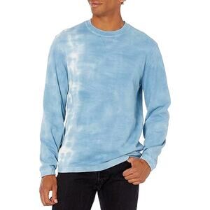 PAIGE Jaxton Crew Neck Pullover Sweatshirt in Misty Sky Size M
